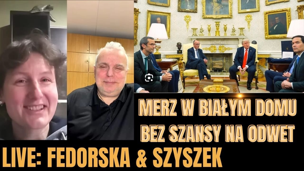 Merz w Białym Domu, ograny jak zagubione dziecie. Live Szyszek i Fedorska